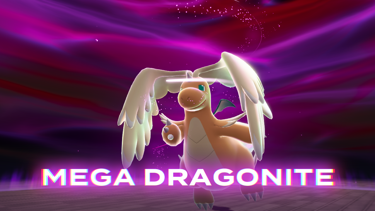 You face Mega Dragonite in this quest (Source: The Pokemon Company)