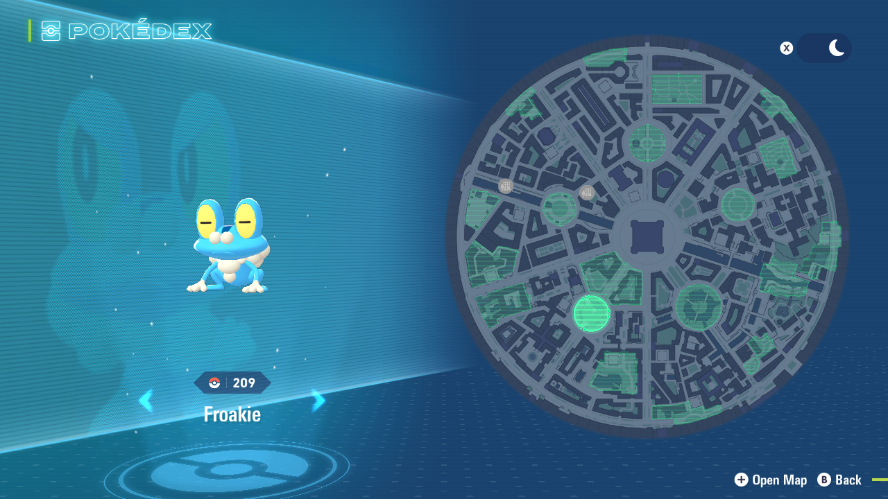Froakie's location (Image via The Pokemon Company)