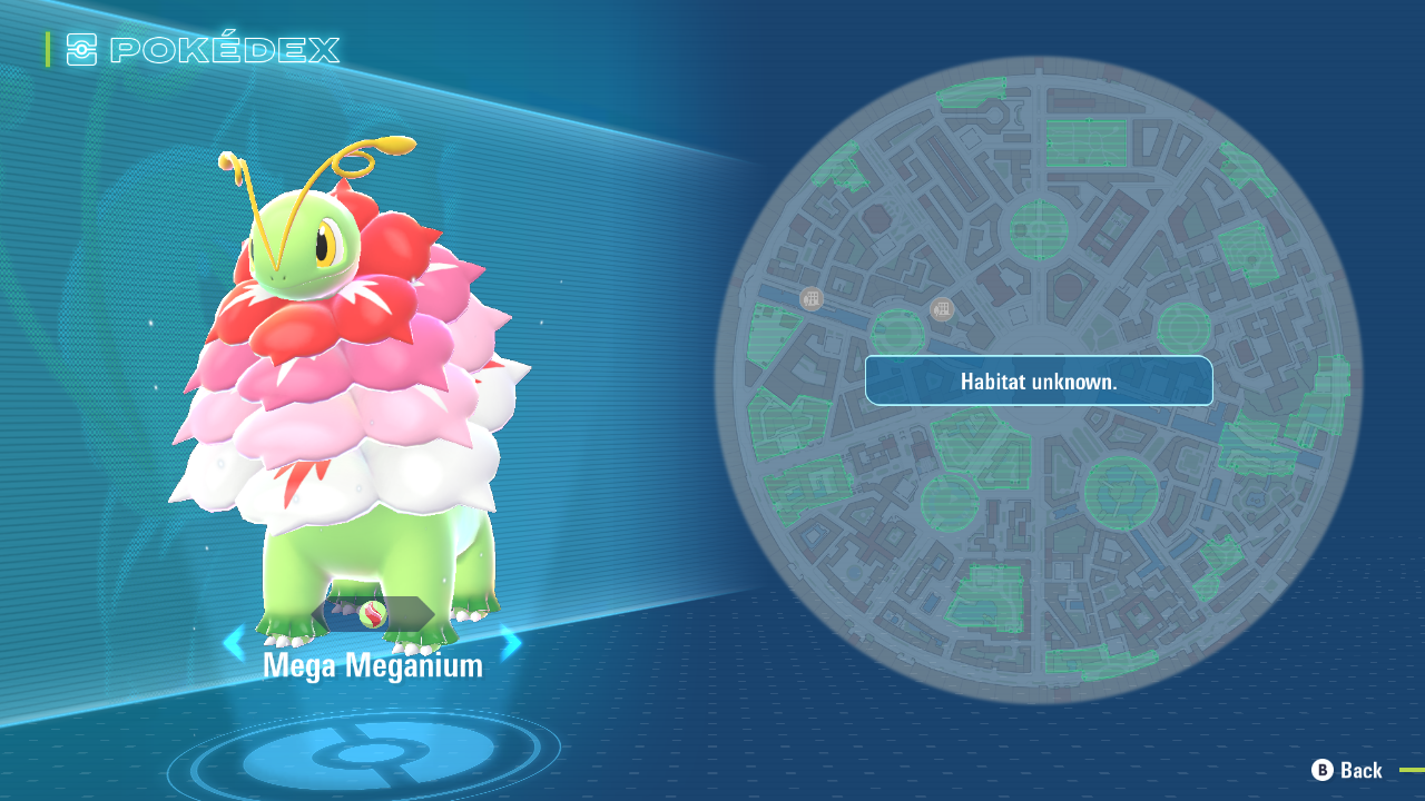 Meganium cannot be found in the wild (Image via The Pokemon Company)