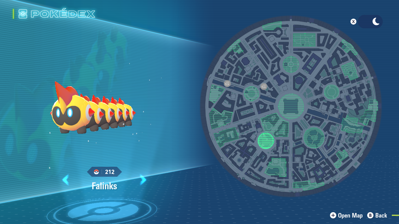 Falinks Location (Image via The Pokemon Company)
