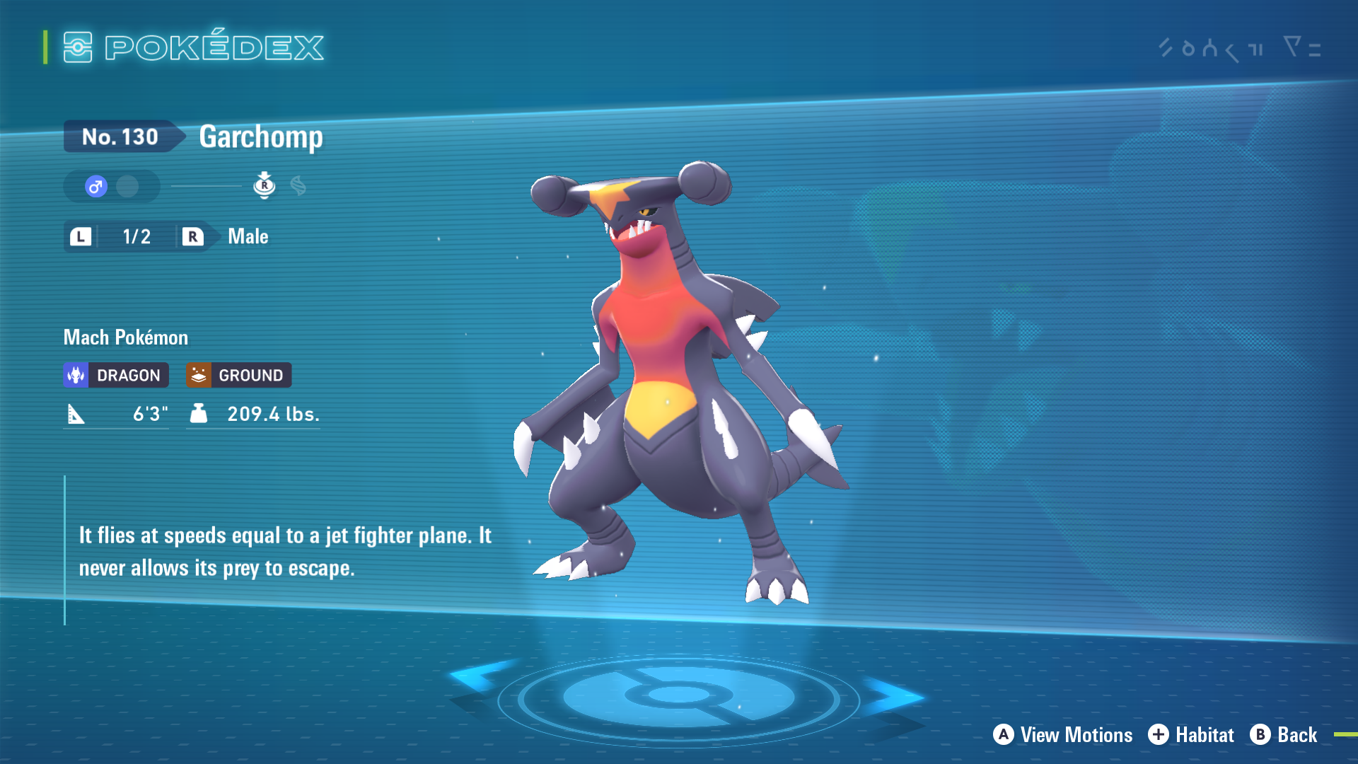 Best moveset and nature for Garchomp in Legends Z-A (Image via The Pokemon Company)