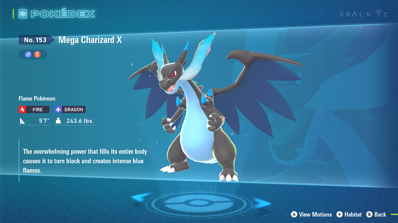 Mega Charizard X (Image via The Pokemon Company)