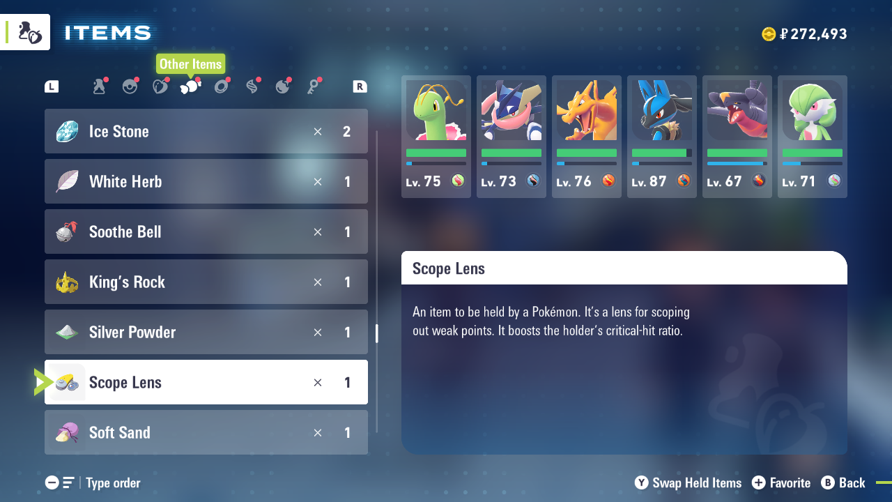 Scope Lens (Image via The Pokemon Company)