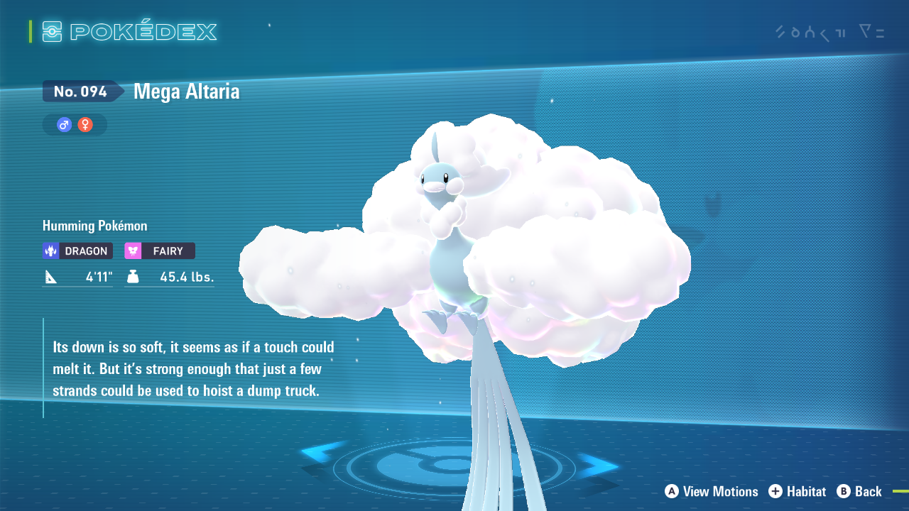 Mega Altaria (Image via The Pokemon Company)