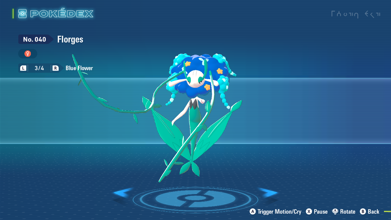 Florges best moveset and nature in Legends Z-A (Image via The Pokemon Company)