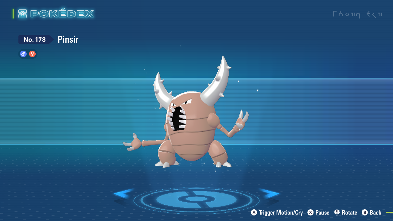 Best moveset and nature for Pinsir in Legends Z-A (Image via The Pokemon Company)