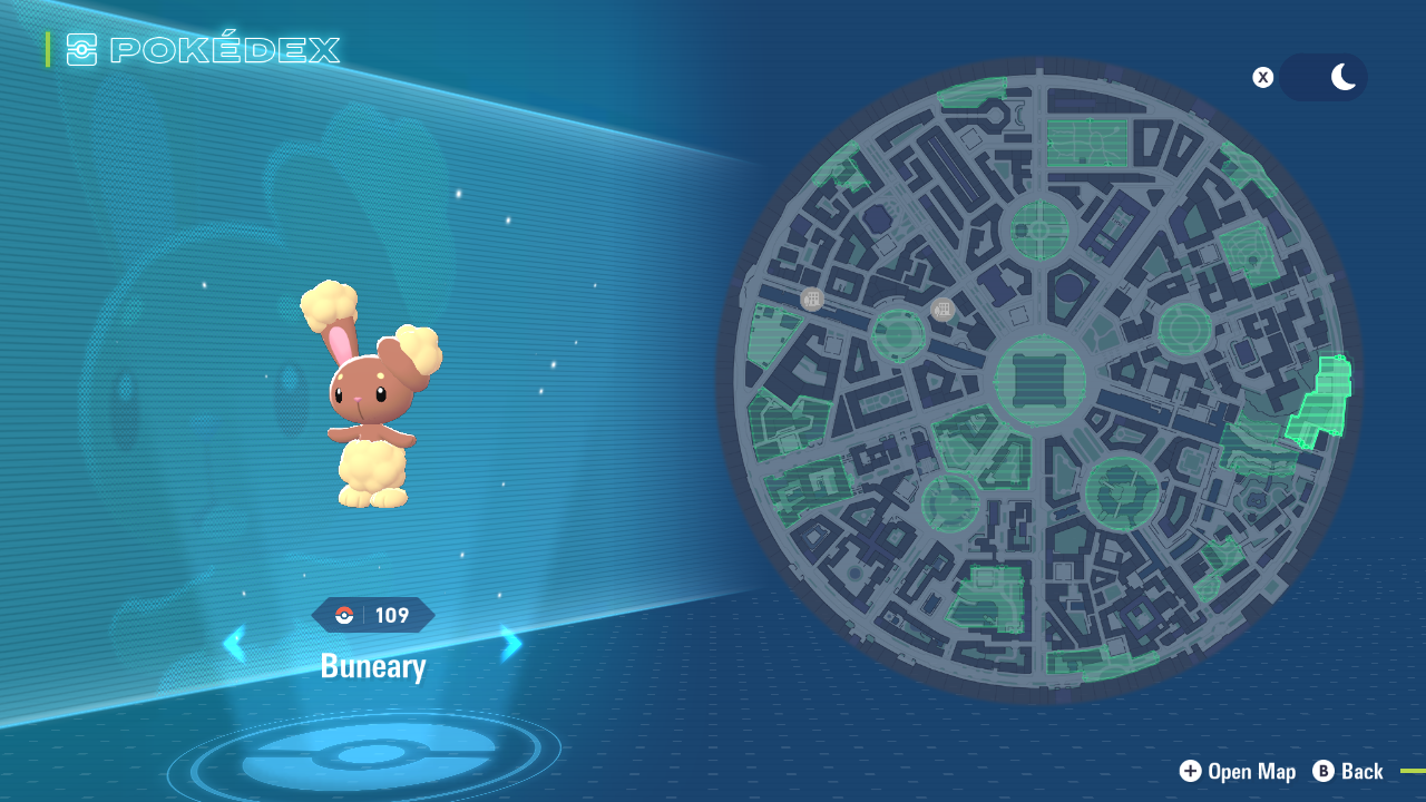 Buneary location (Image via The Pokemon Company)