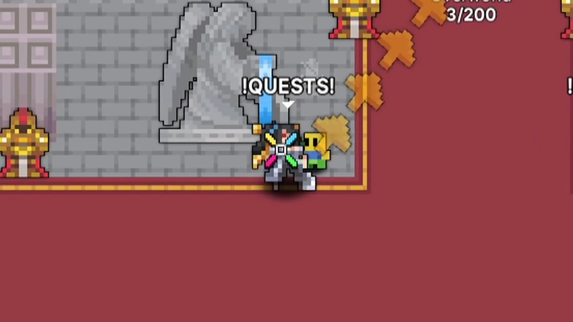 Quest NPC provides you with missions