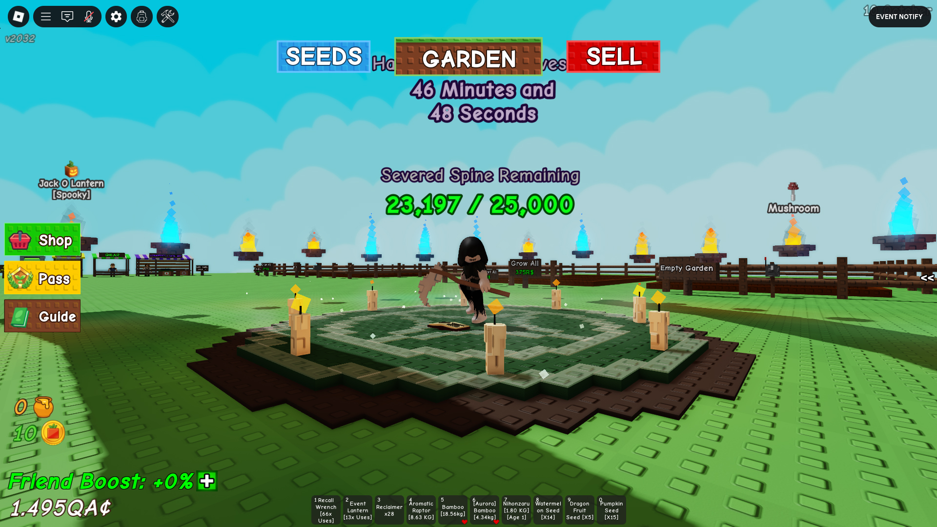 The Reaper event island (Image via Roblox Corporation)