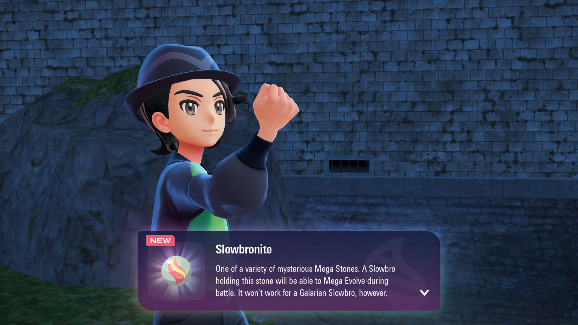 Receiving the Slowbronite (Image via The Pokemon Company)