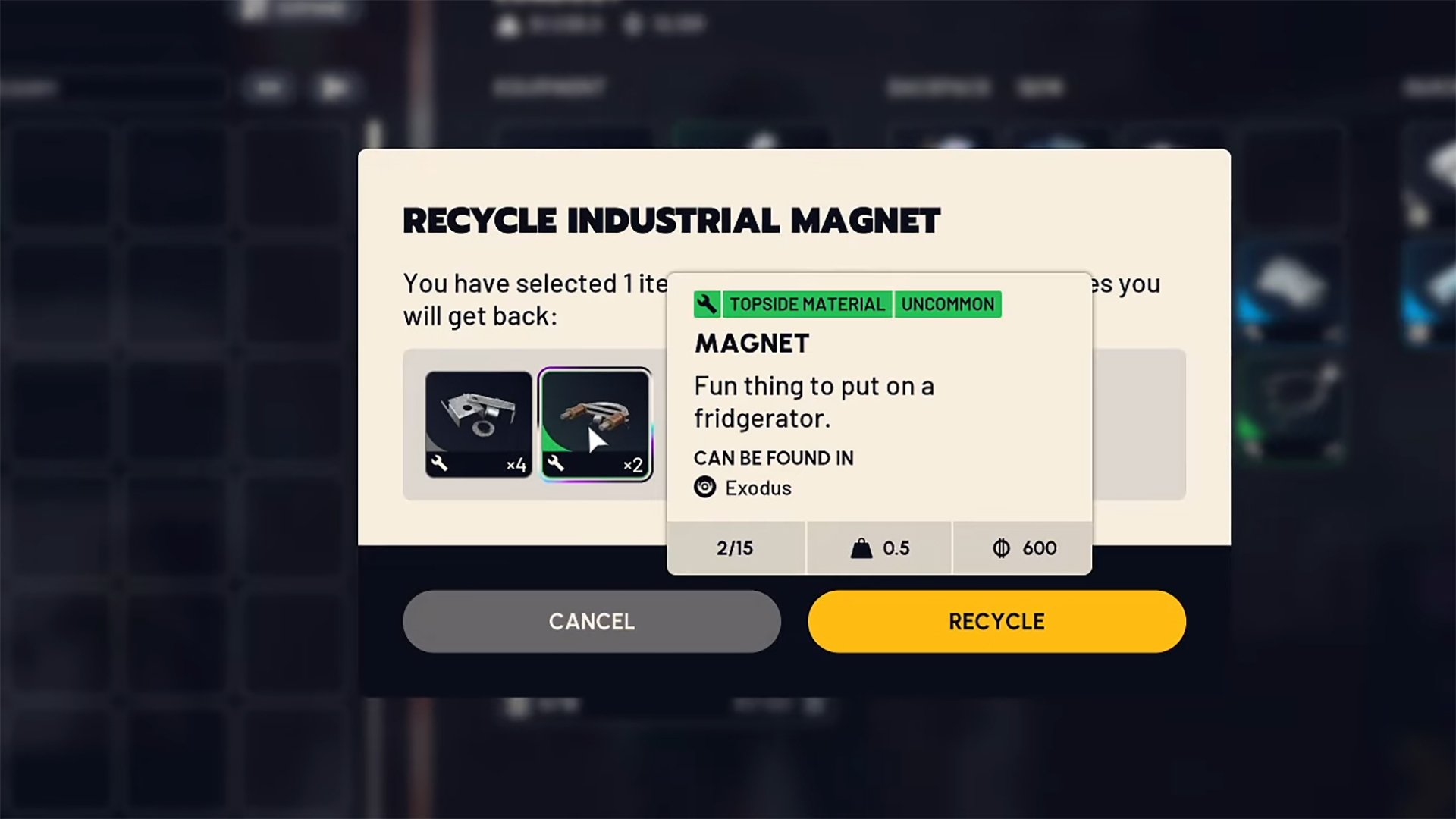 Recycling Items in ARC Raiders