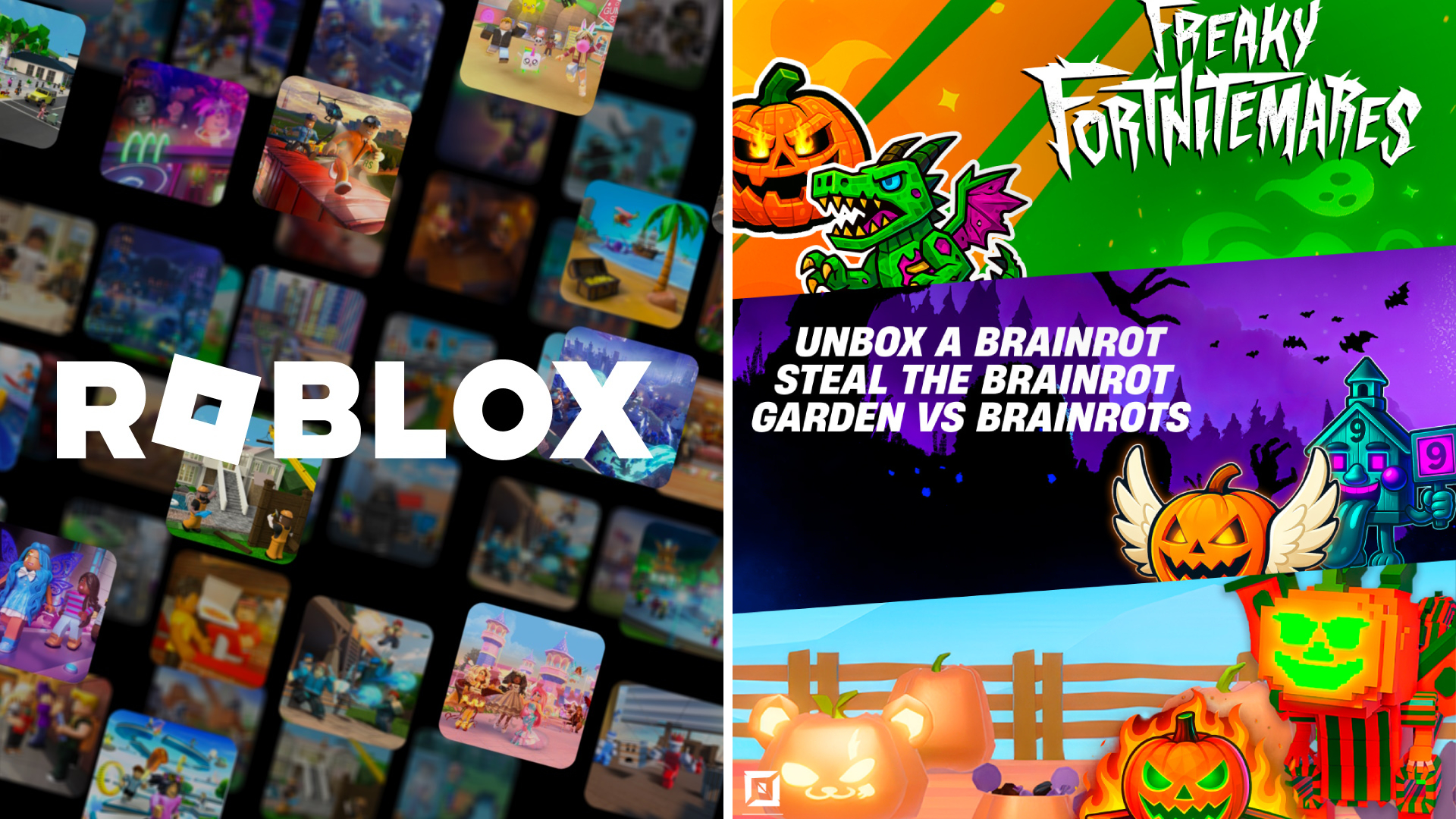 Roblox dev calls out Fortnite for promoting "cloned games" (Image via Roblox Corporation, @Fortnite/X)