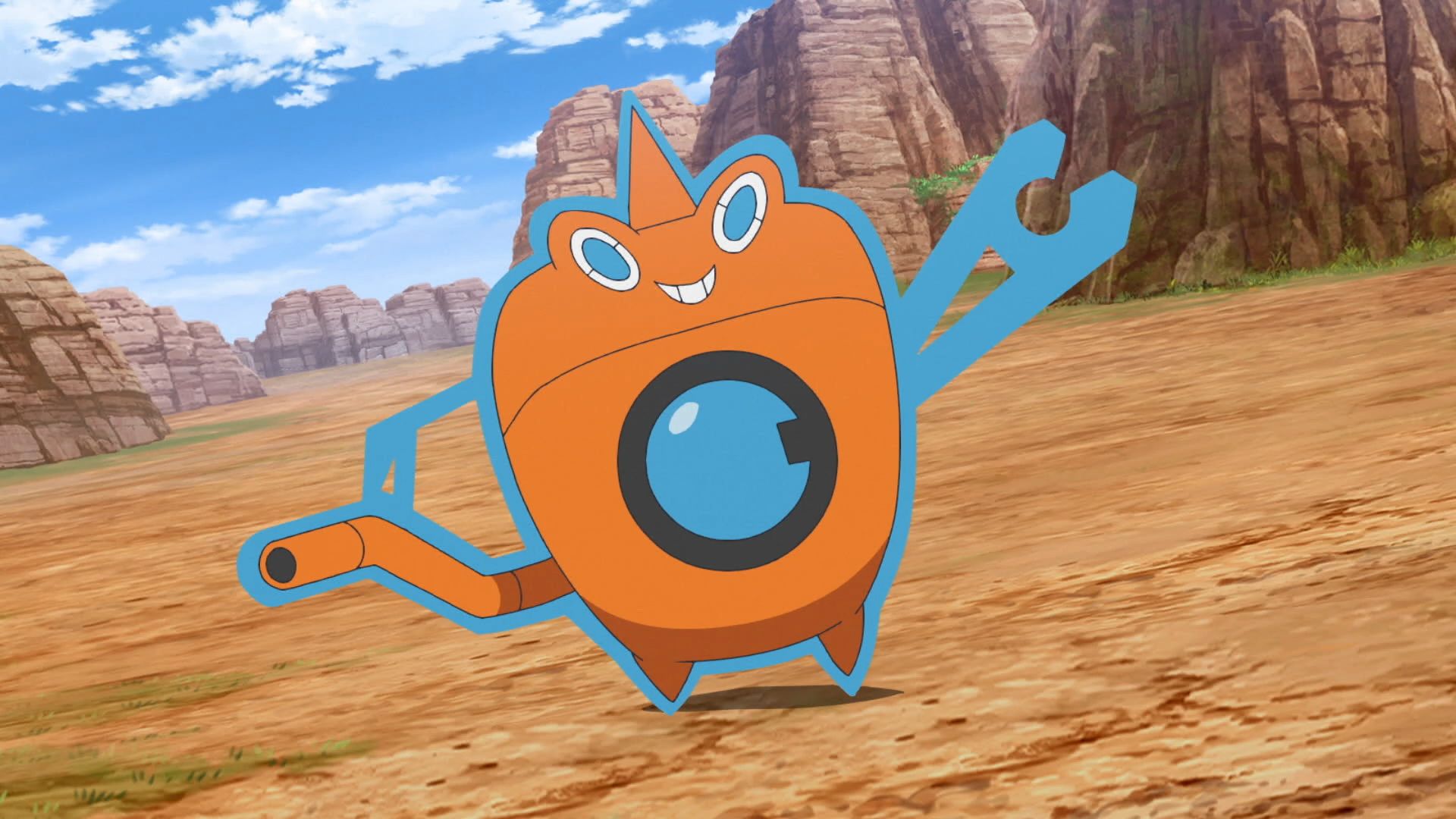 Rotom Wash in the anime (Image via TPC)