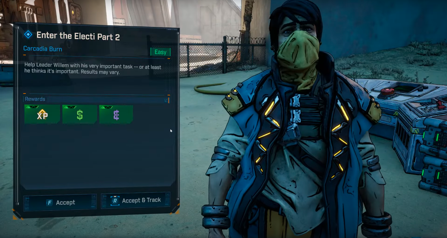Enter The Electi Part 2 quest in the game (Image via 2K)