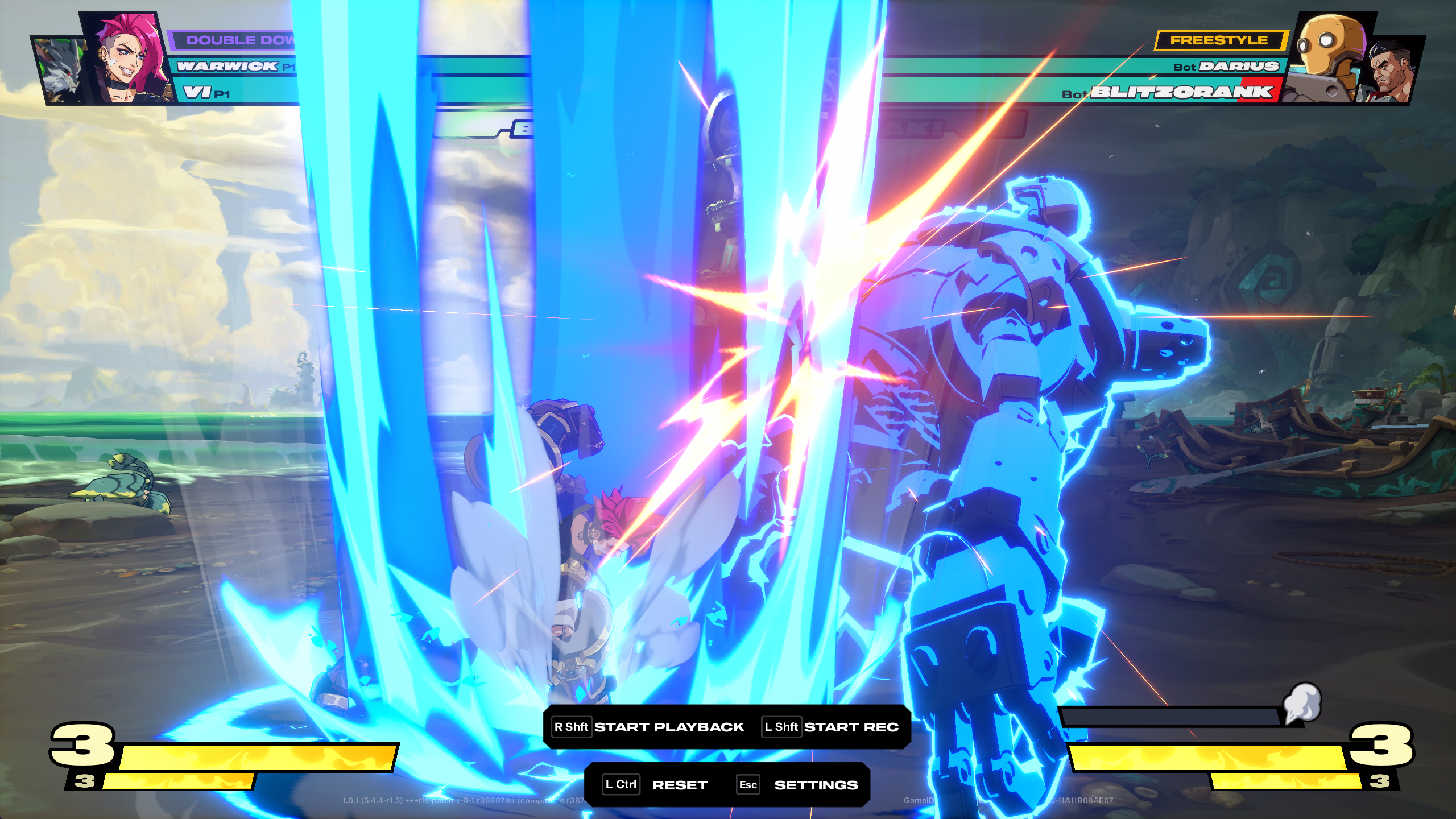 Vi Performing the Launch OTG Reaction move (Image via Riot Games)