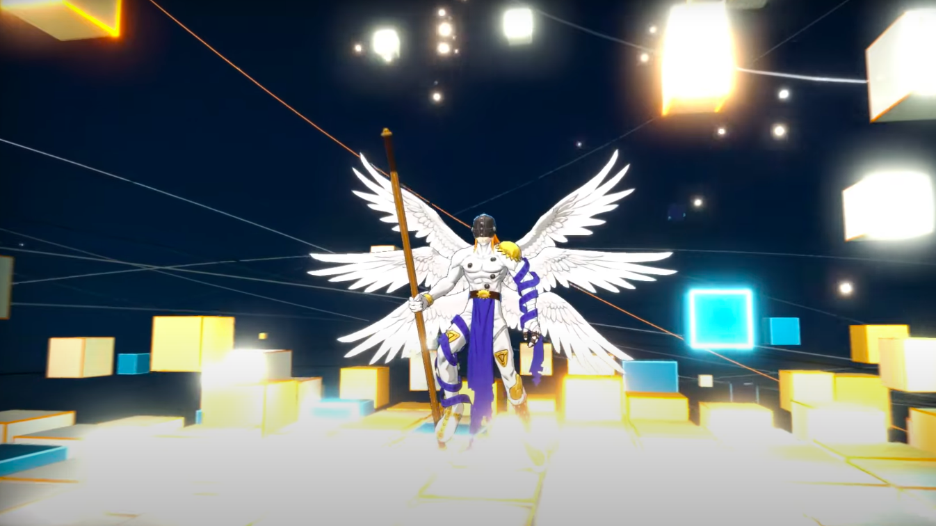 Angemon is one of the powerful Digimon in the game (Image via Bandai Namco Entertainment)