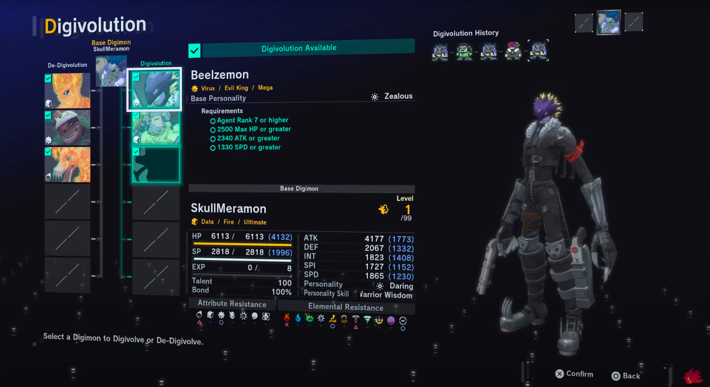 Additional Details about Beelzemon (Image via Bandai Namco Entertainment | Shadow Shak/YouTube)
