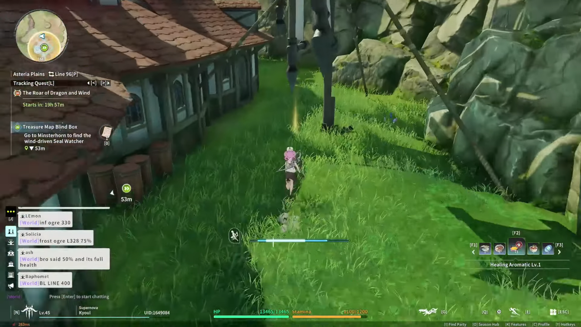 Location of the glowing spot (Image via A Plus | YouTube@Kyoui TV)
