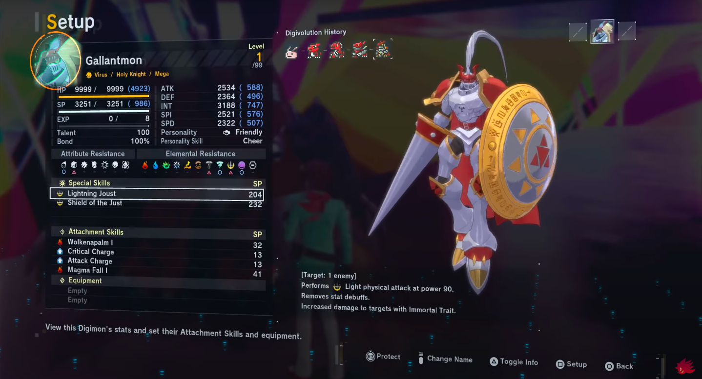 Gallantmon is infamous for its armor (Image via Bandai Namco Entertainment | ShadowShak/YouTube)