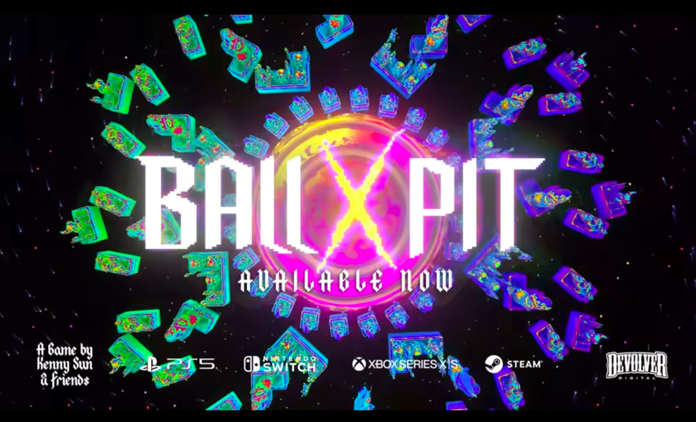BALL x PIT is available on multiple platforms (Image via Devolver Digital)