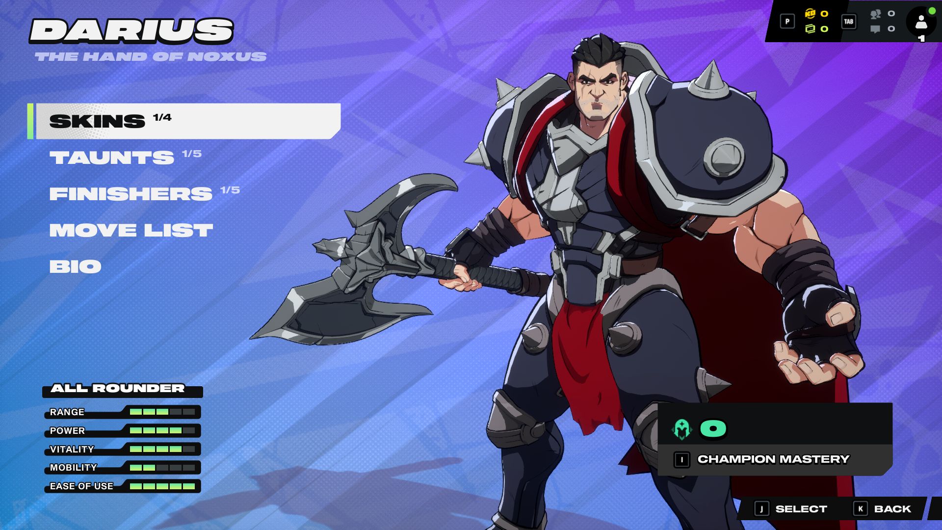 Darius is easy to use for beginners in 2XKO (image via Riot Games)