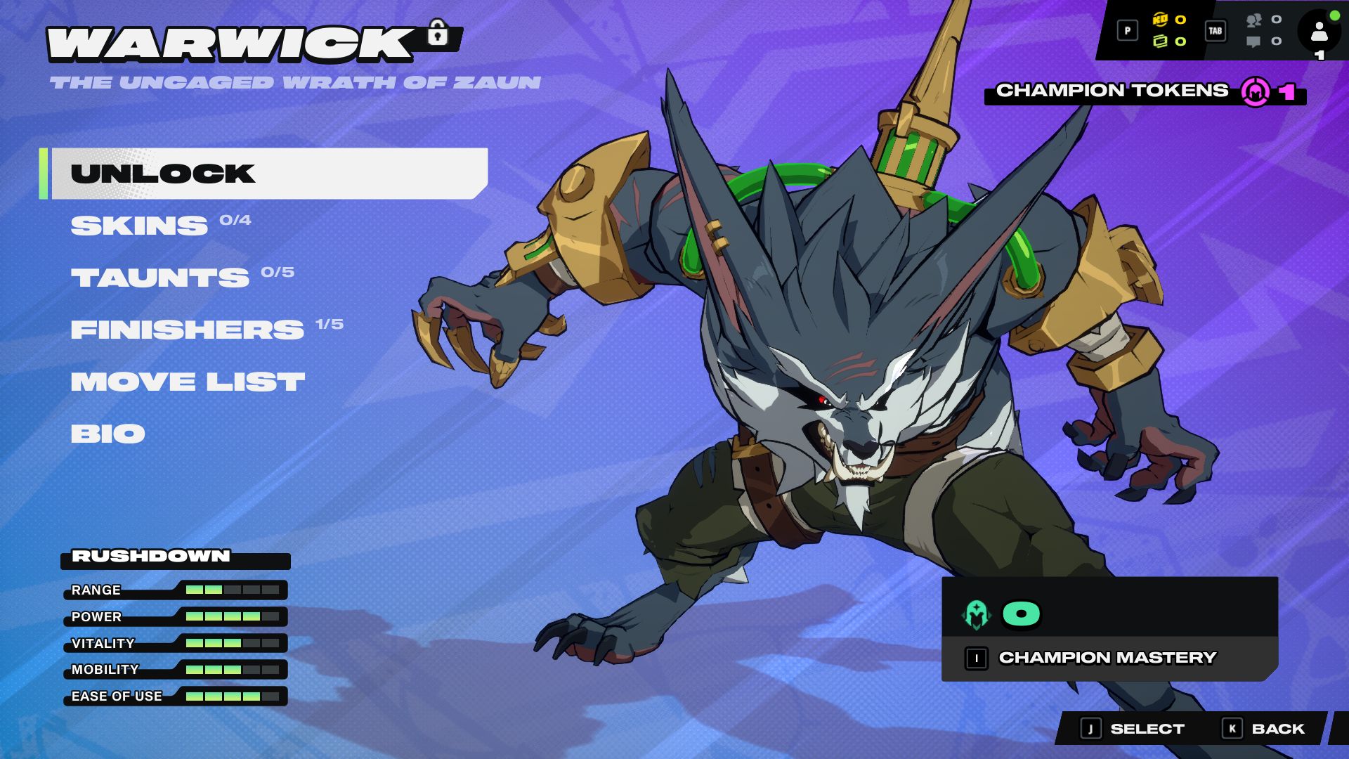 Unleash the beast with Warwick (Image via Riot Games)