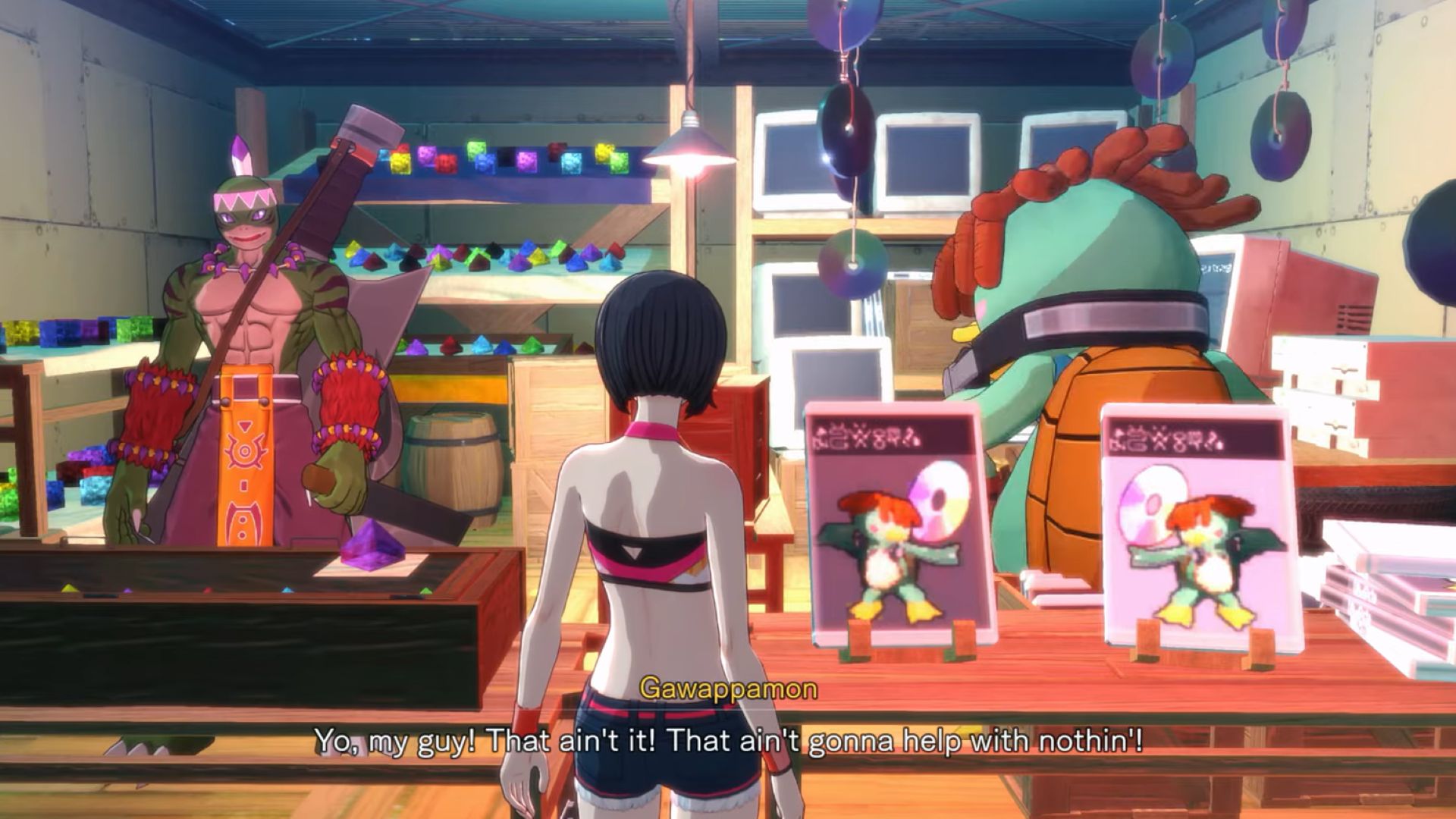 Speak to all four Digimon to progress in the mission (Image via Bandai Namco Entertainment)