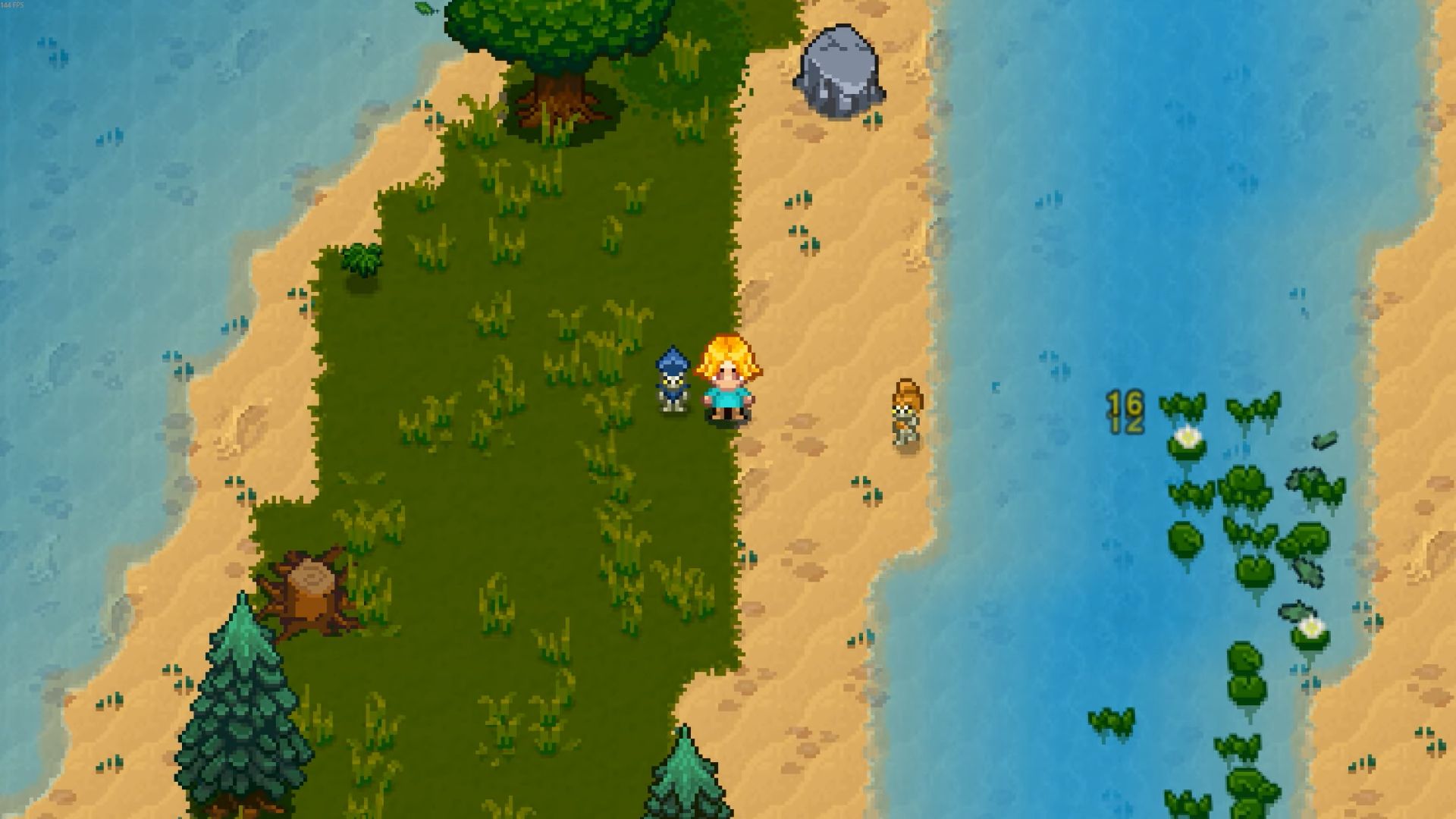 Summon two skeletons with the Skeleton Staff in Necesse (Image via Fair Games ApS)