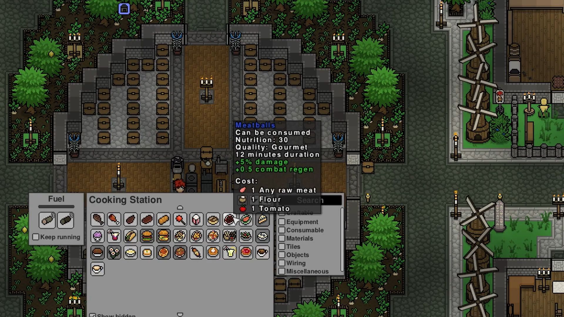 Necesse gives you a lot of options for food items (Image via Fair Games ApS)