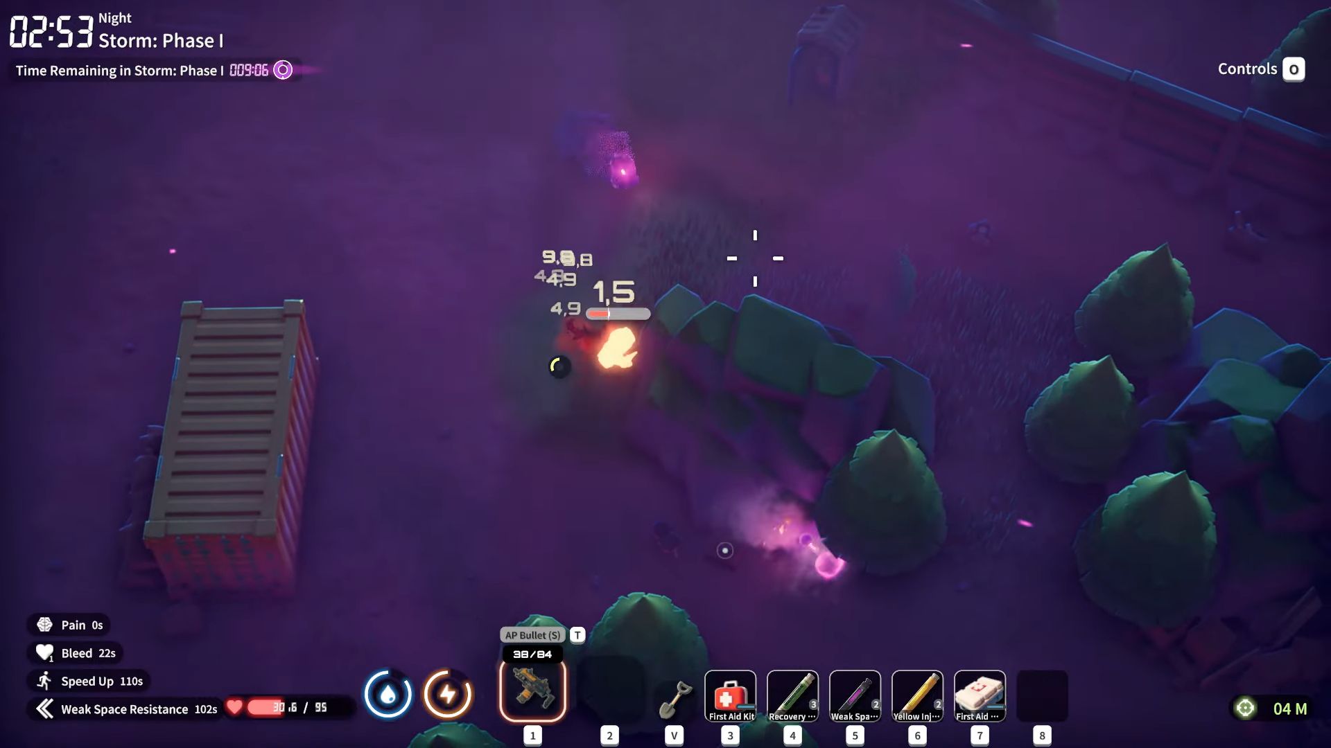 The enemies of the storm aren't effected by normal bullets (Image via bilibili)