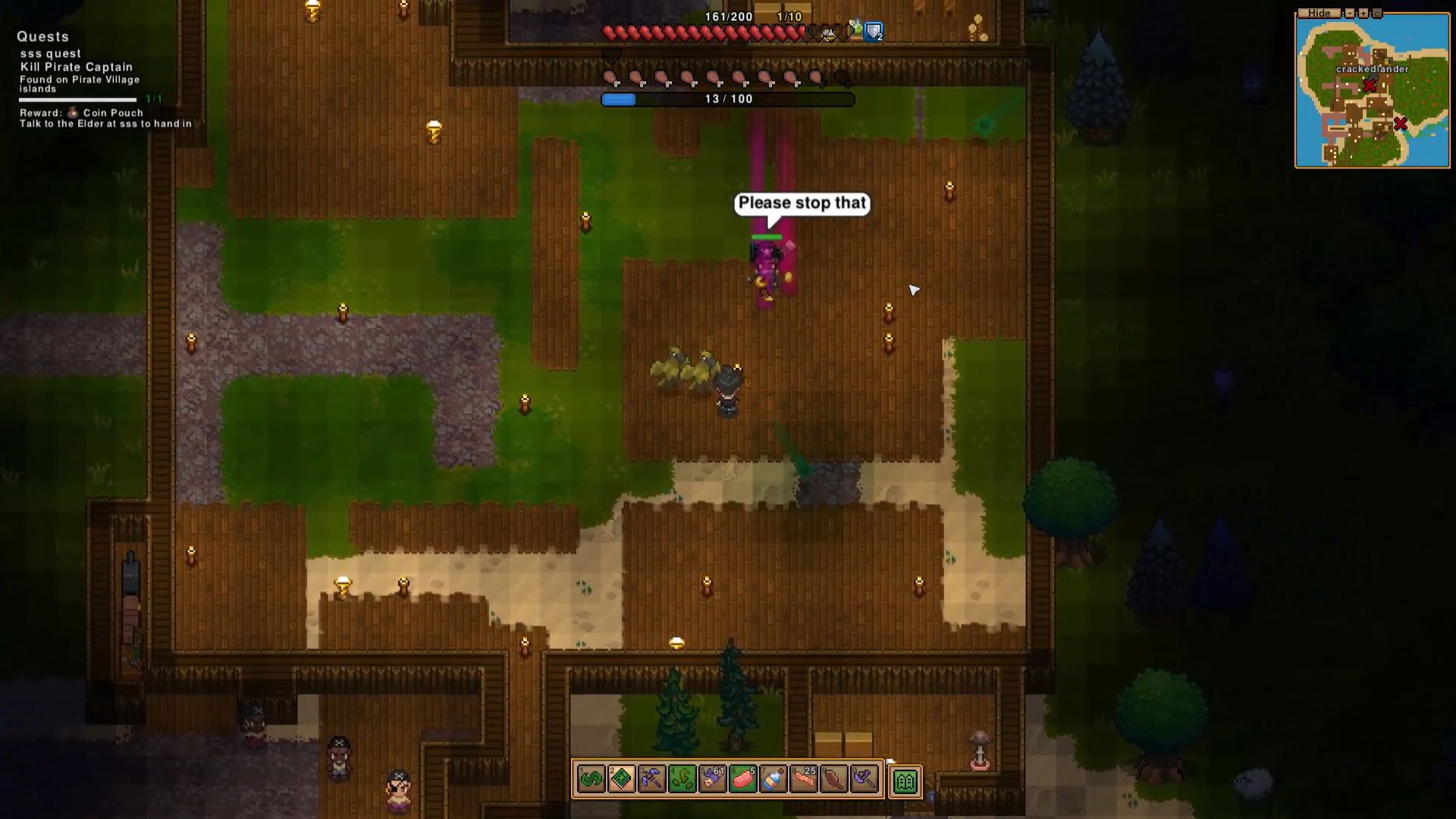 Recruit the Pirate Captain after defeating him in Necesse (Image via Fair Games ApS)