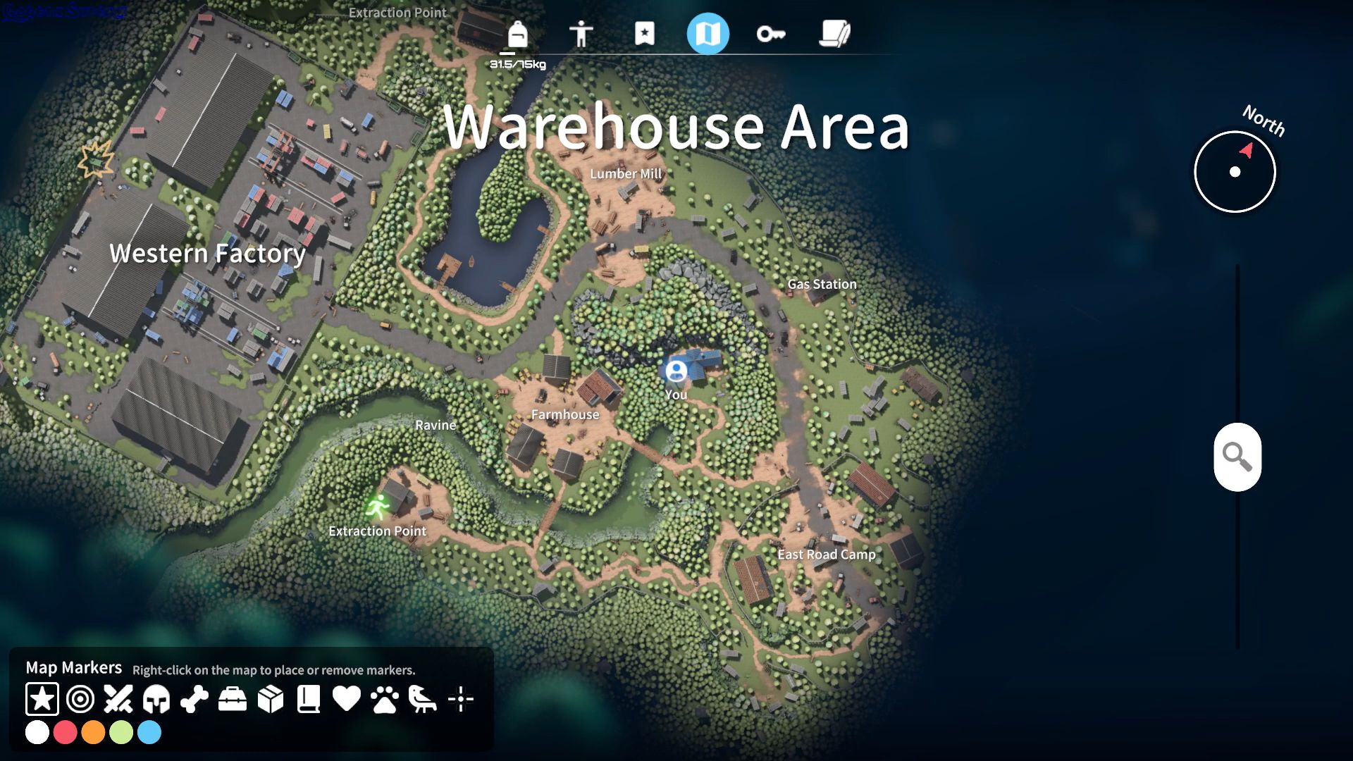 Location of the safe house (Image via bilibili)