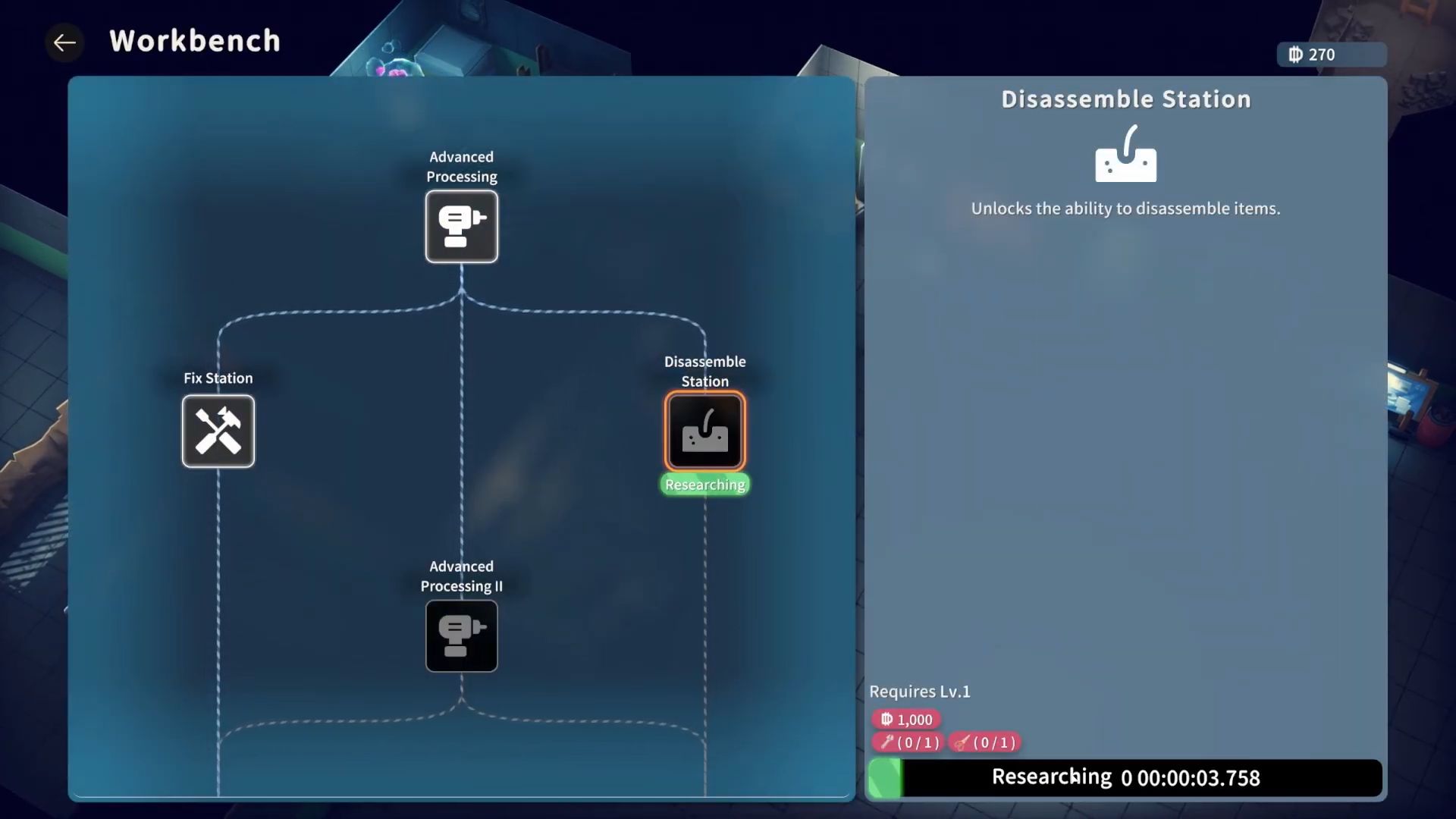Install the Disassemble Station to obtain Gunpowder from bullets (Image via bilibili)