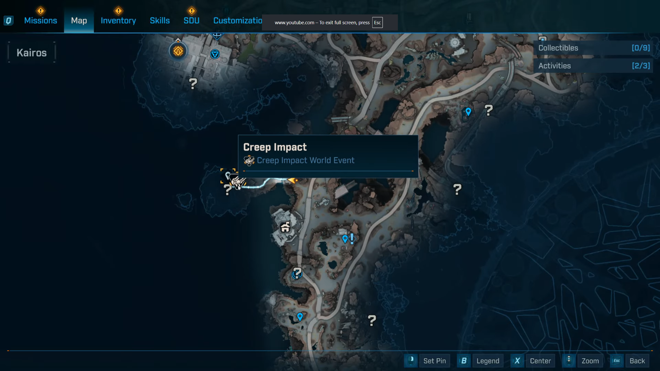 Locate the event at Carcadia Burn (Image via 2K Games)