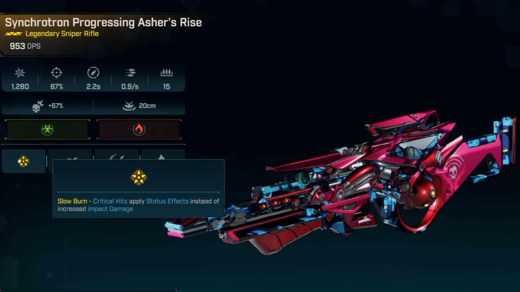 Asher's Rise Legendary Sniper Rifle (Image via 2K Games)