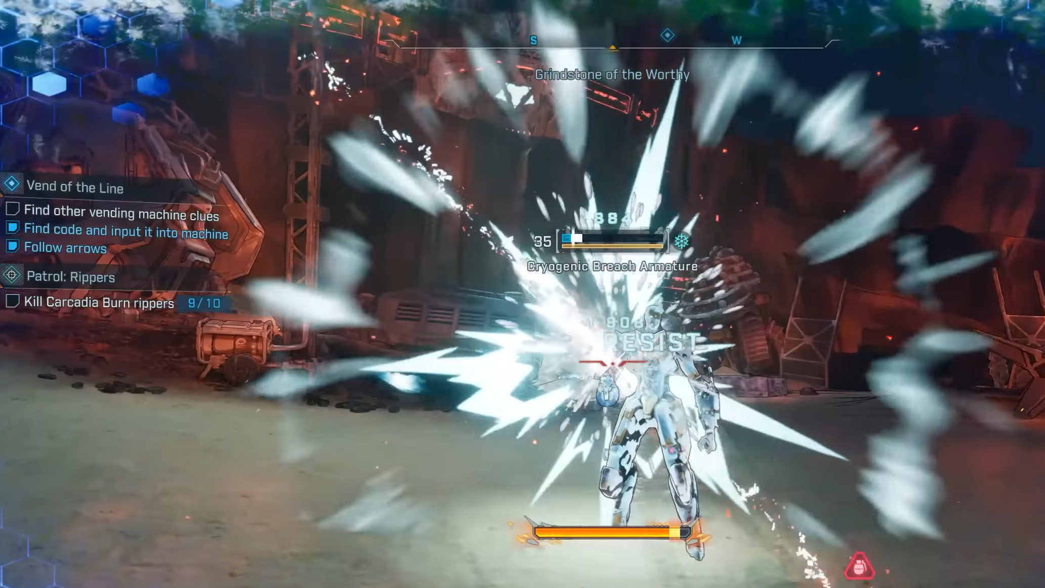 Cryo Damage Overview in Borderlands 4 (Image via 2K Games)