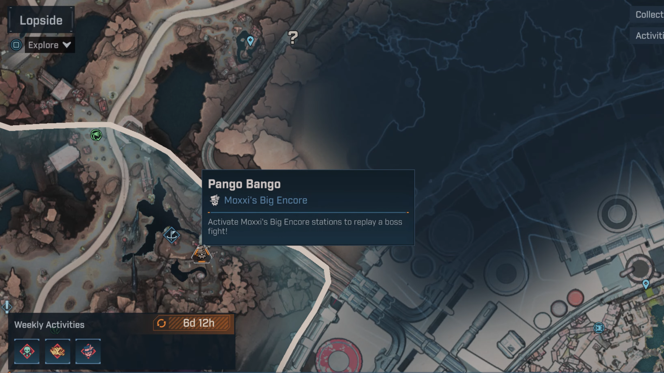 Defeat Pango and Bango at Lopside (Image via 2K Games)