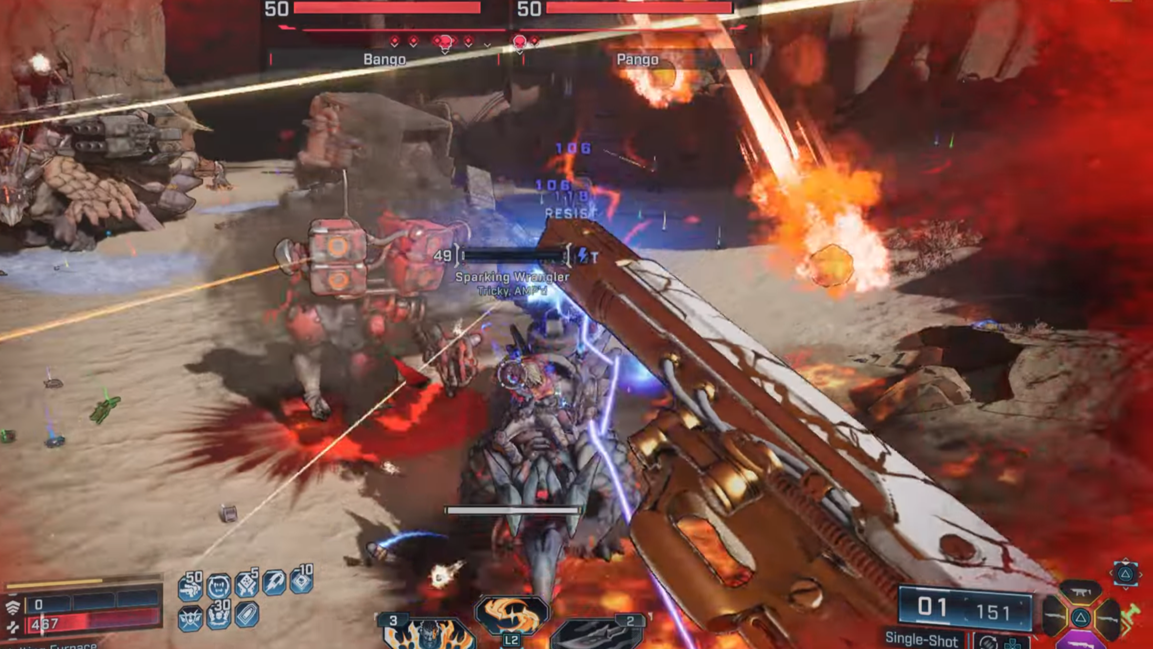 Defeat Pango and Bango at Lopside (Image via 2K Games)