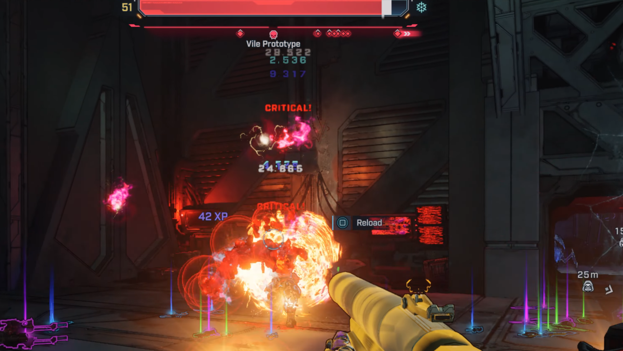 Defeat Vile Prototype and collect the pistol (Image via 2K Games)