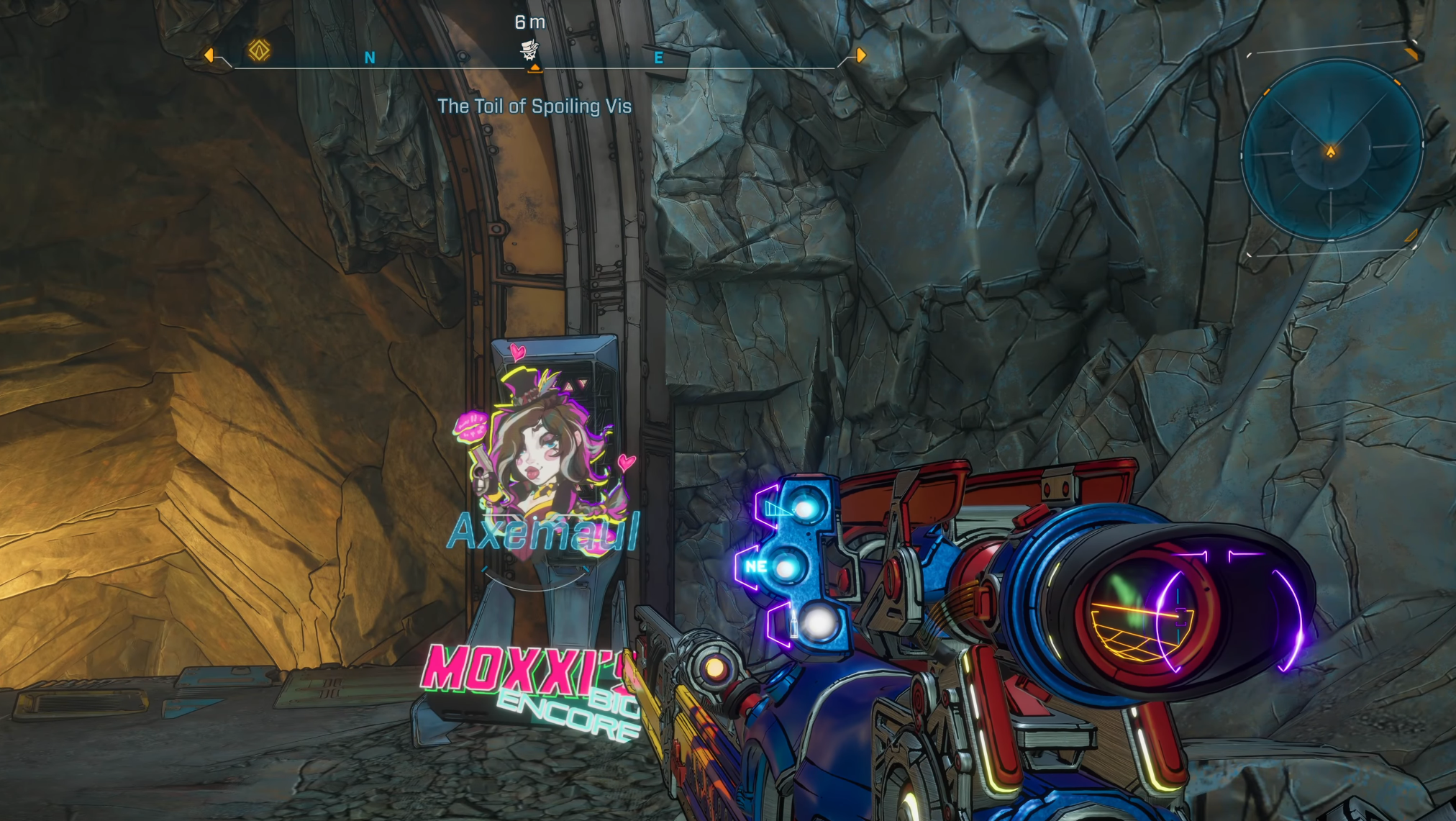 Moxxi's Big Encore machine Fee (Image via 2K Games)