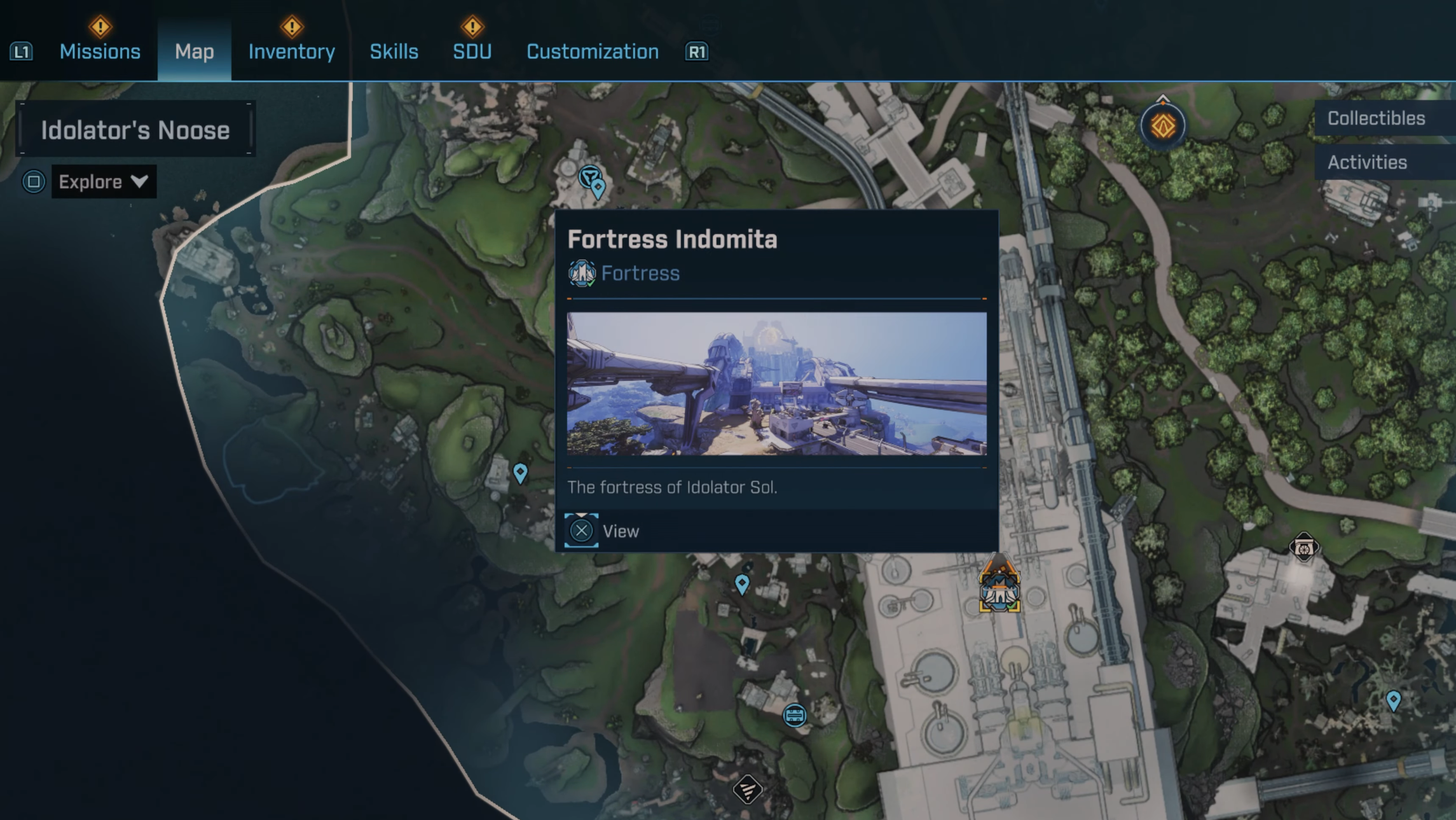 Idolator Sol Boss location in Borderlands 4 (Image via 2K Games)