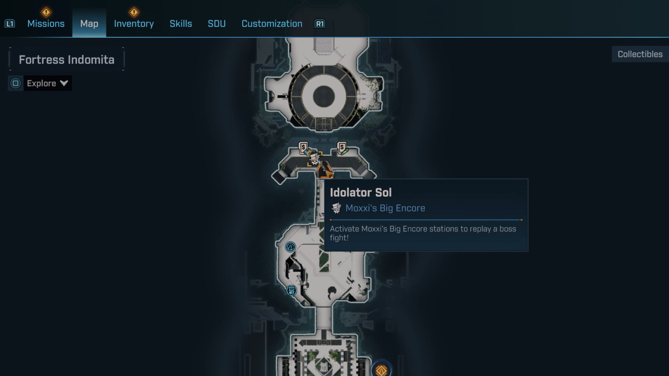 Idolator Sol Boss location in Borderlands 4 (Image via 2K Games)