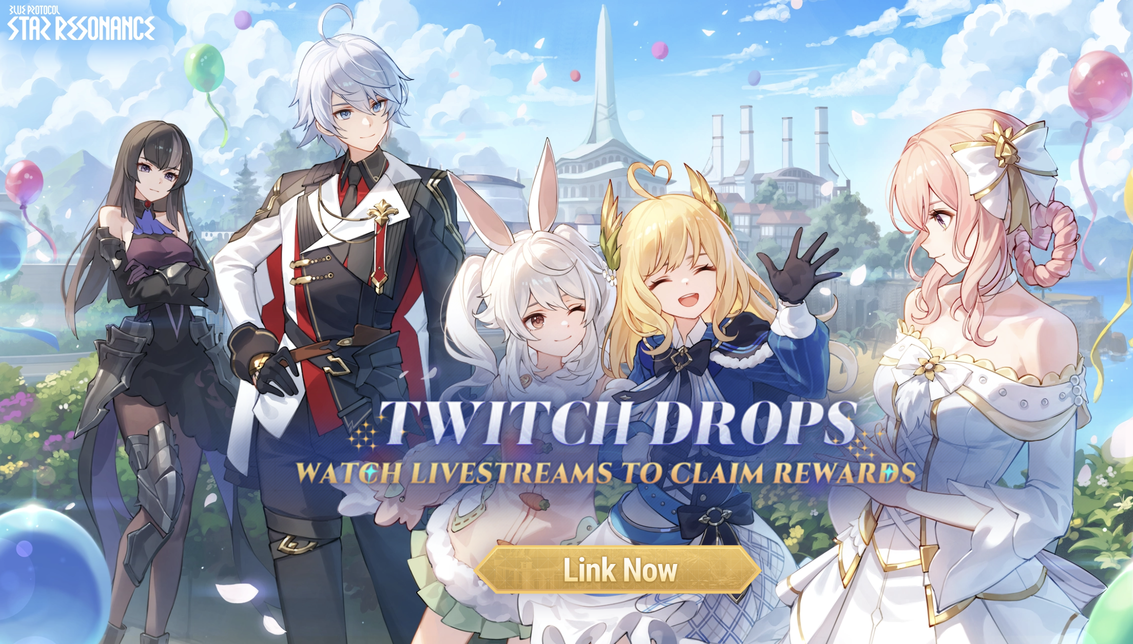 Blue Protocol Star Resonance Twitch Rewards (Image via Bandai Namco)