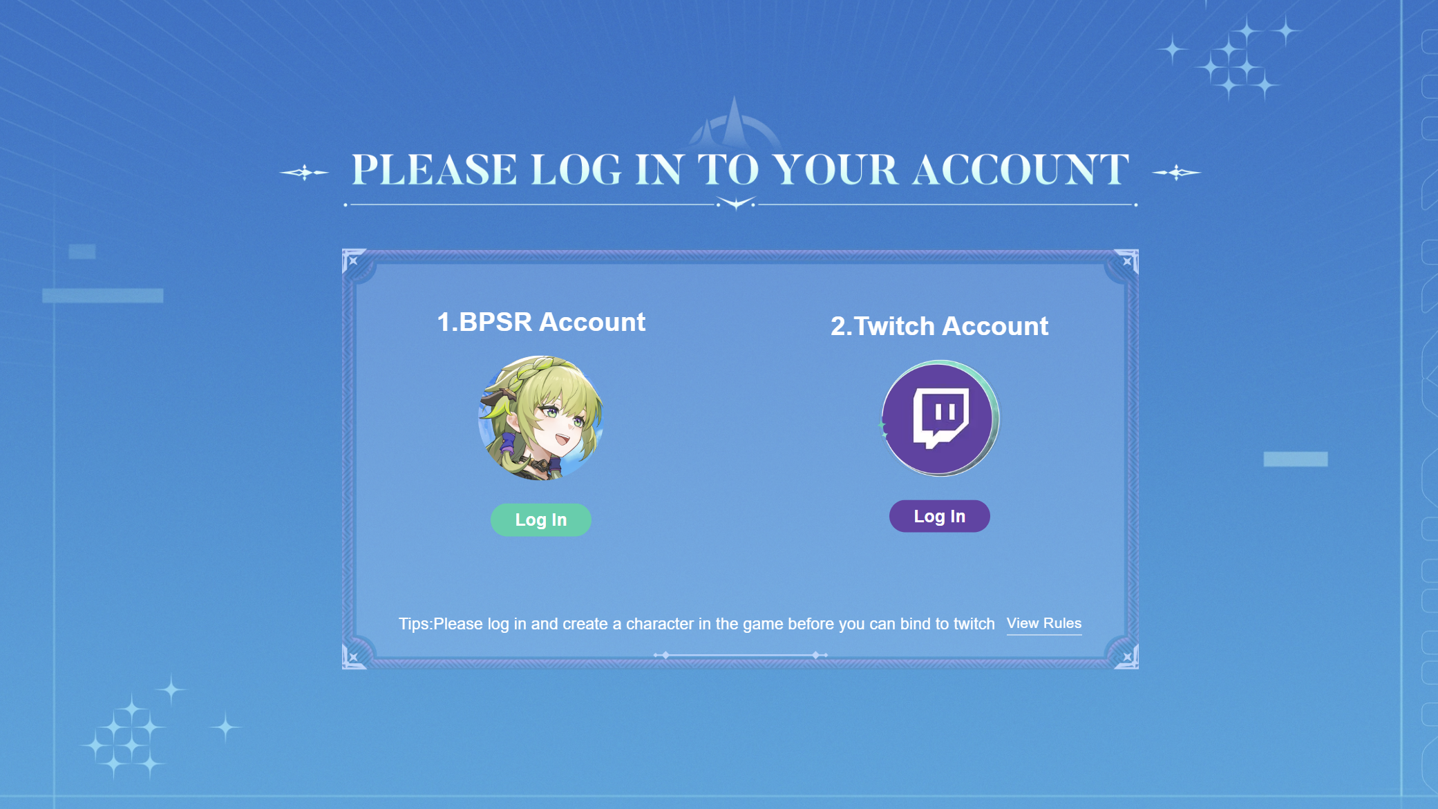How to link BPSR account to your Twitch account (Image via Bandai Namco)