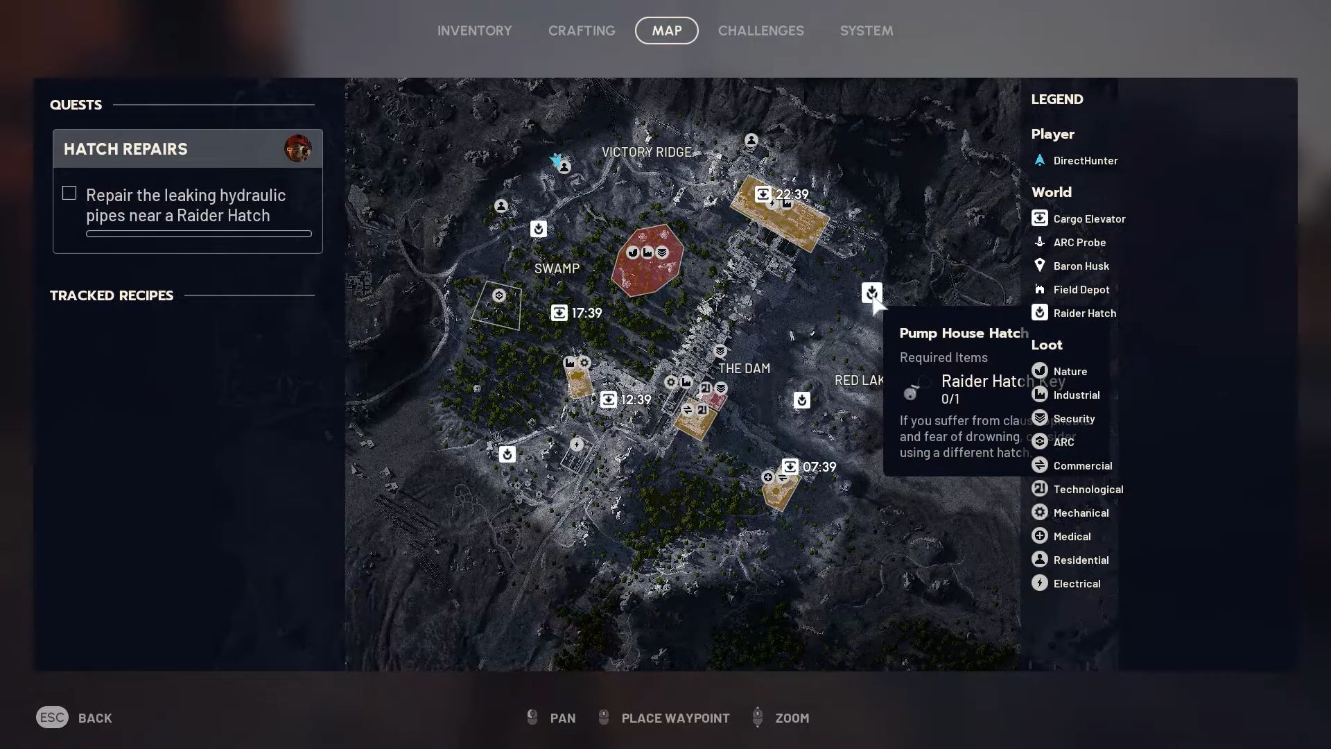 Location of a hatch in Arc Raiders (Image via Embark Studios)