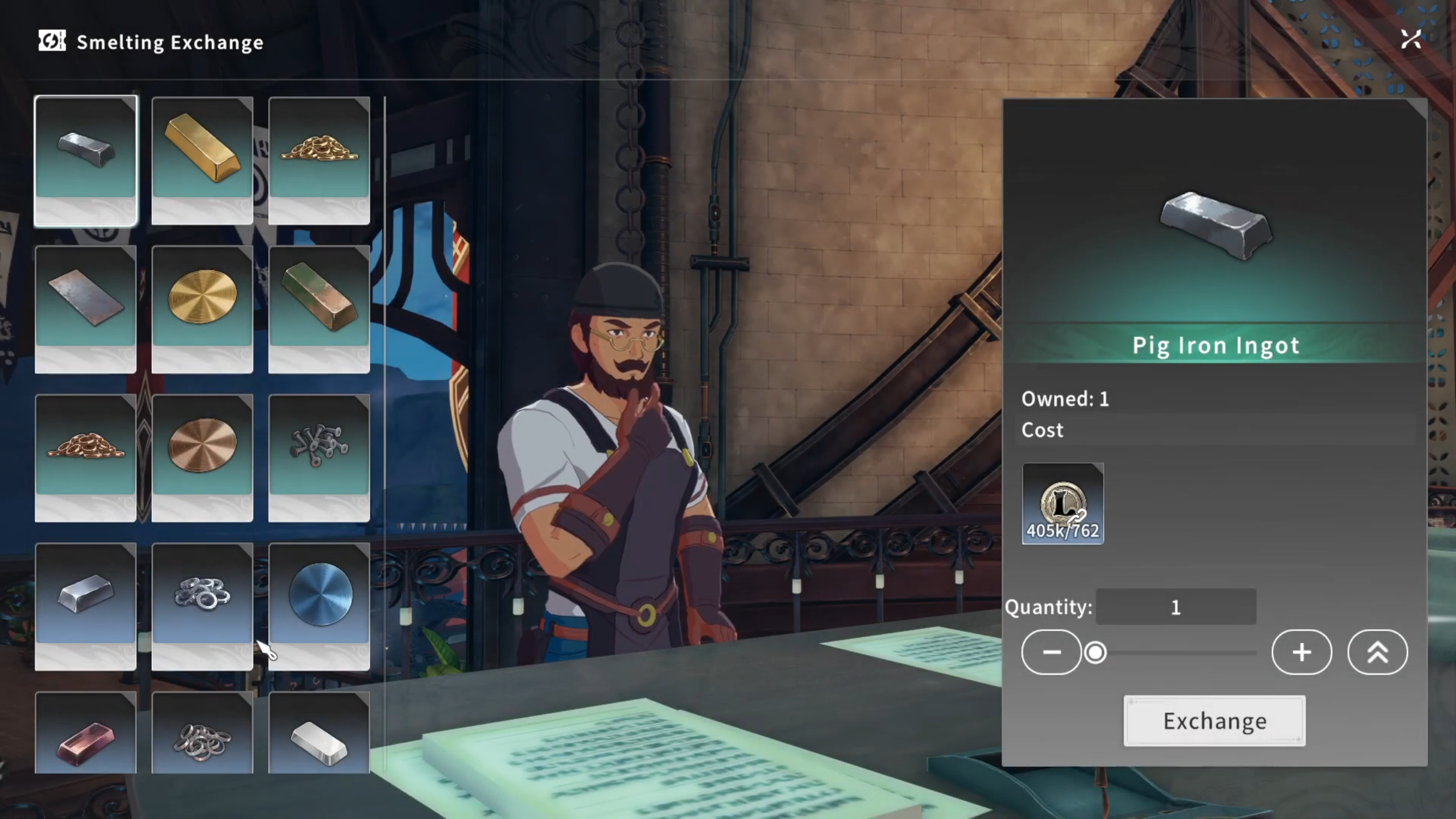 Exchange items with Gary (Image via A Plus Japan)