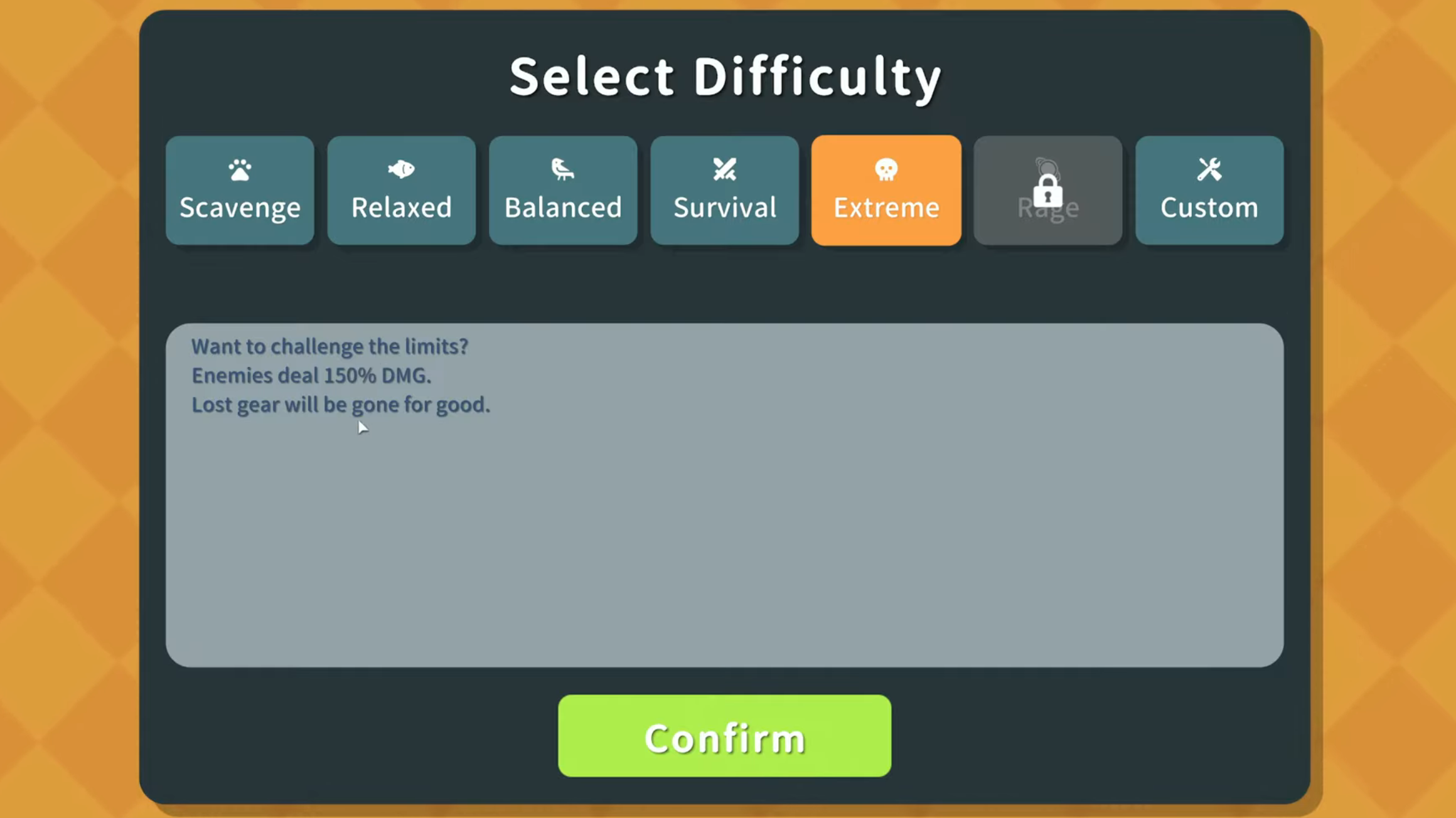 List of all difficulty settings in Escape From Duckov (Image via Bilibili)