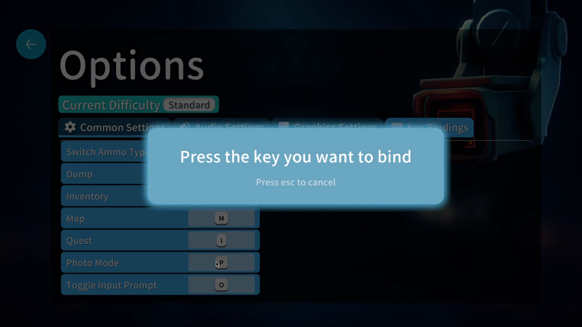 Change key bindings for Keyboard & Mouse controls (Image via Bilibili)
