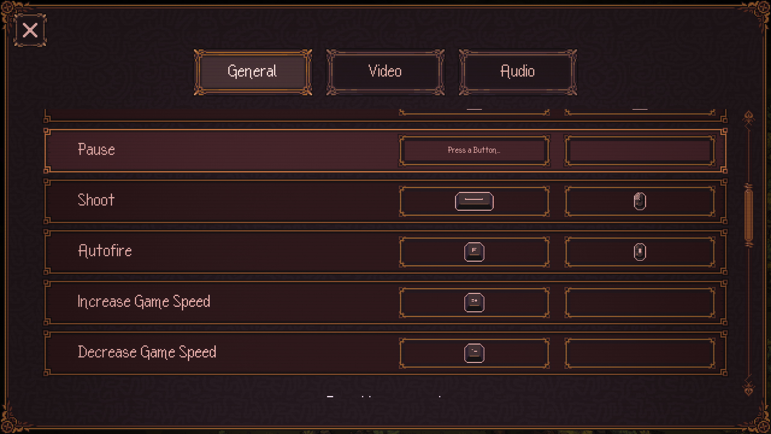 Change control key mappings (Image via Devolver Digital)