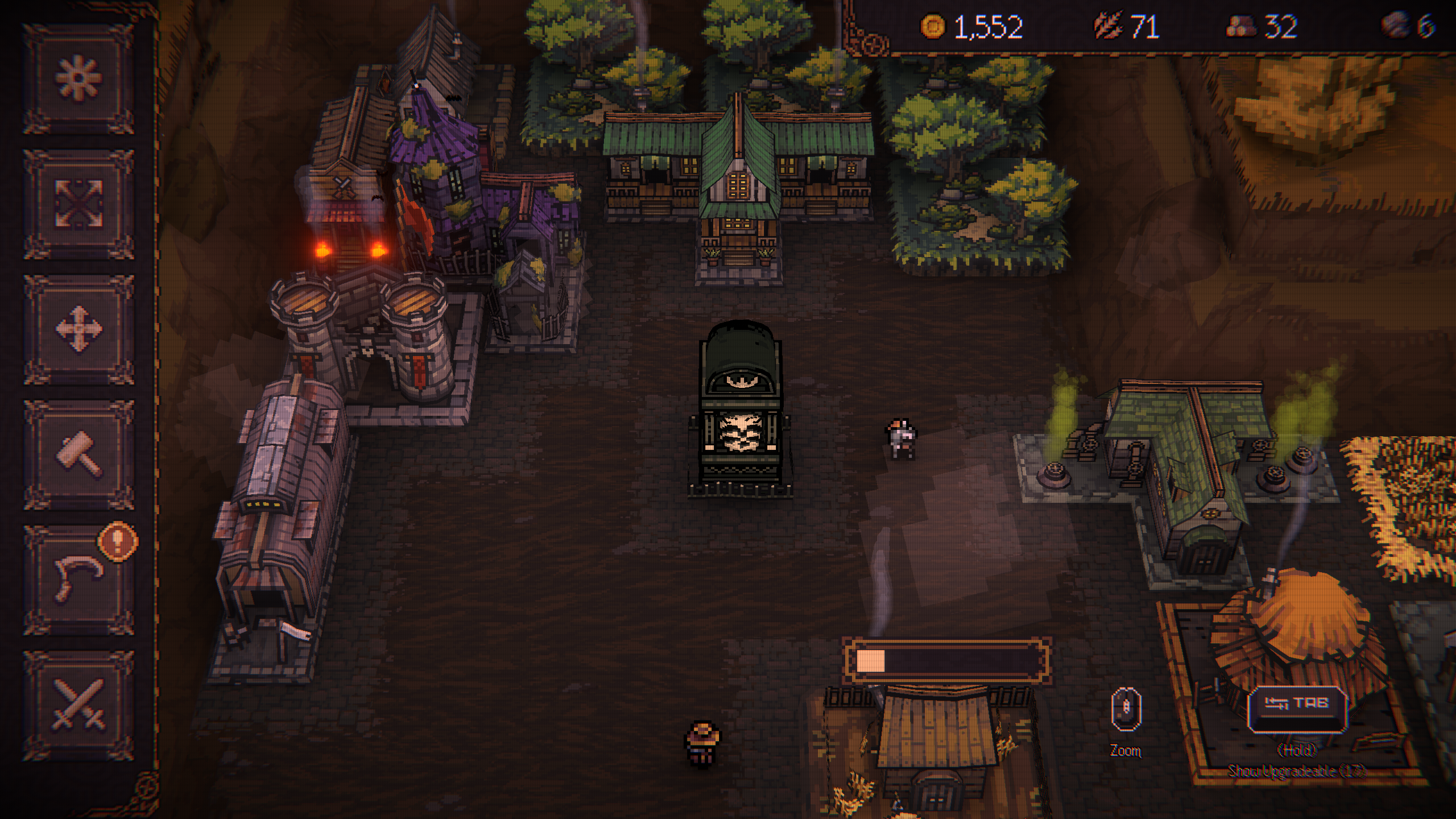 Boneyard Trophy Building Overview in Ball X Pit (Image via Devolver Digital)